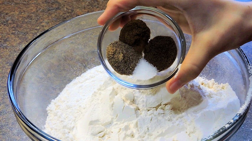 24Bite: Mixing together the dry ingredients