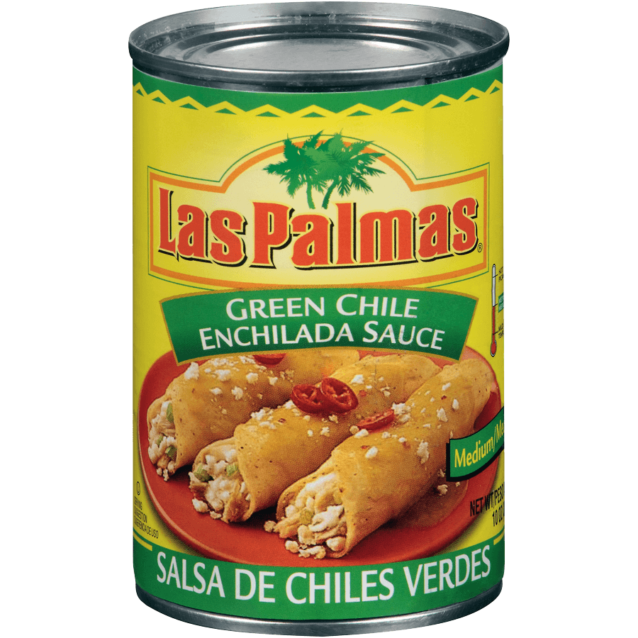 Can of Las Palmas Green Chile Enchilada Sauce