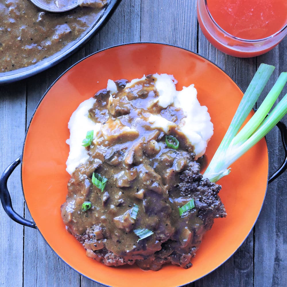 Cube Steaks with Mushroom Gravy