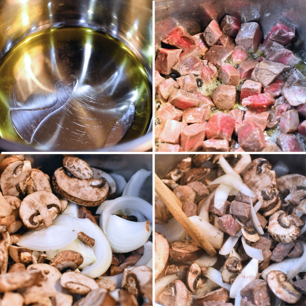 24Bite: Steak and Mushrooms Soup Instant Pot Recipe by Christian Guzman