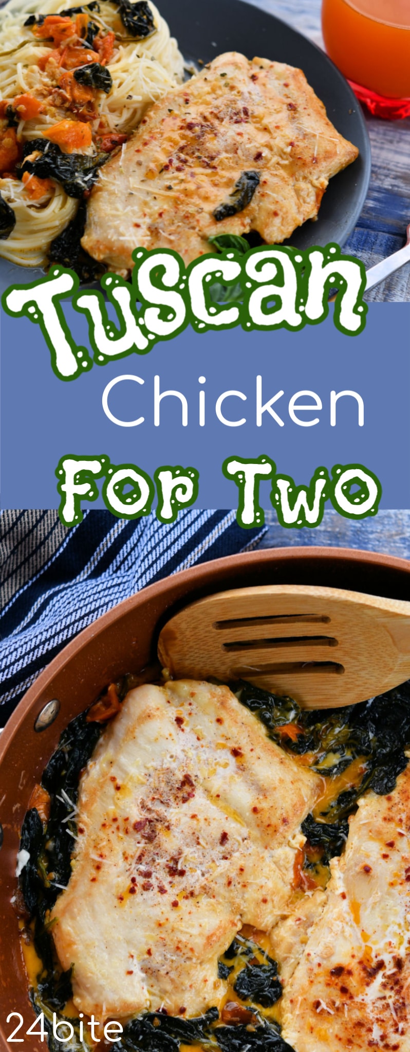 Tuscan Chicken Recipe For Two 24bite® Recipes 3724