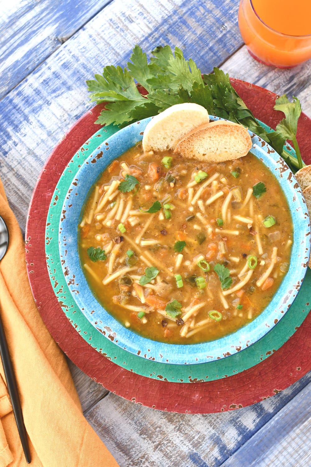 24Bite: Instant Pot Vegan Noodle Soup Recipe by Christian Guzman