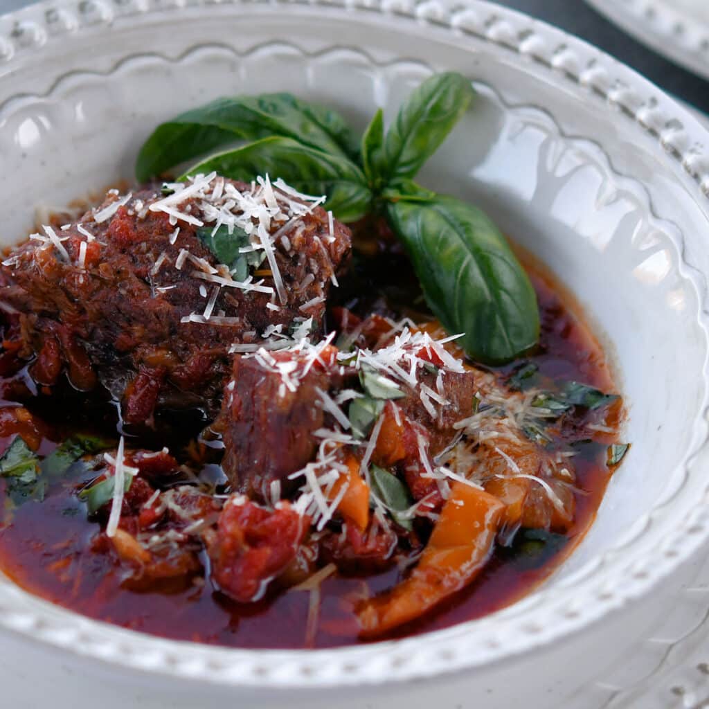 Italian Pot Roast Instant Pot or Crockpot