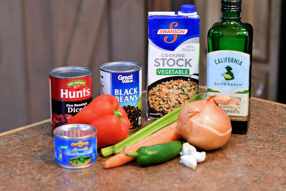 24: Vegan Black Bean Soup Ingredients