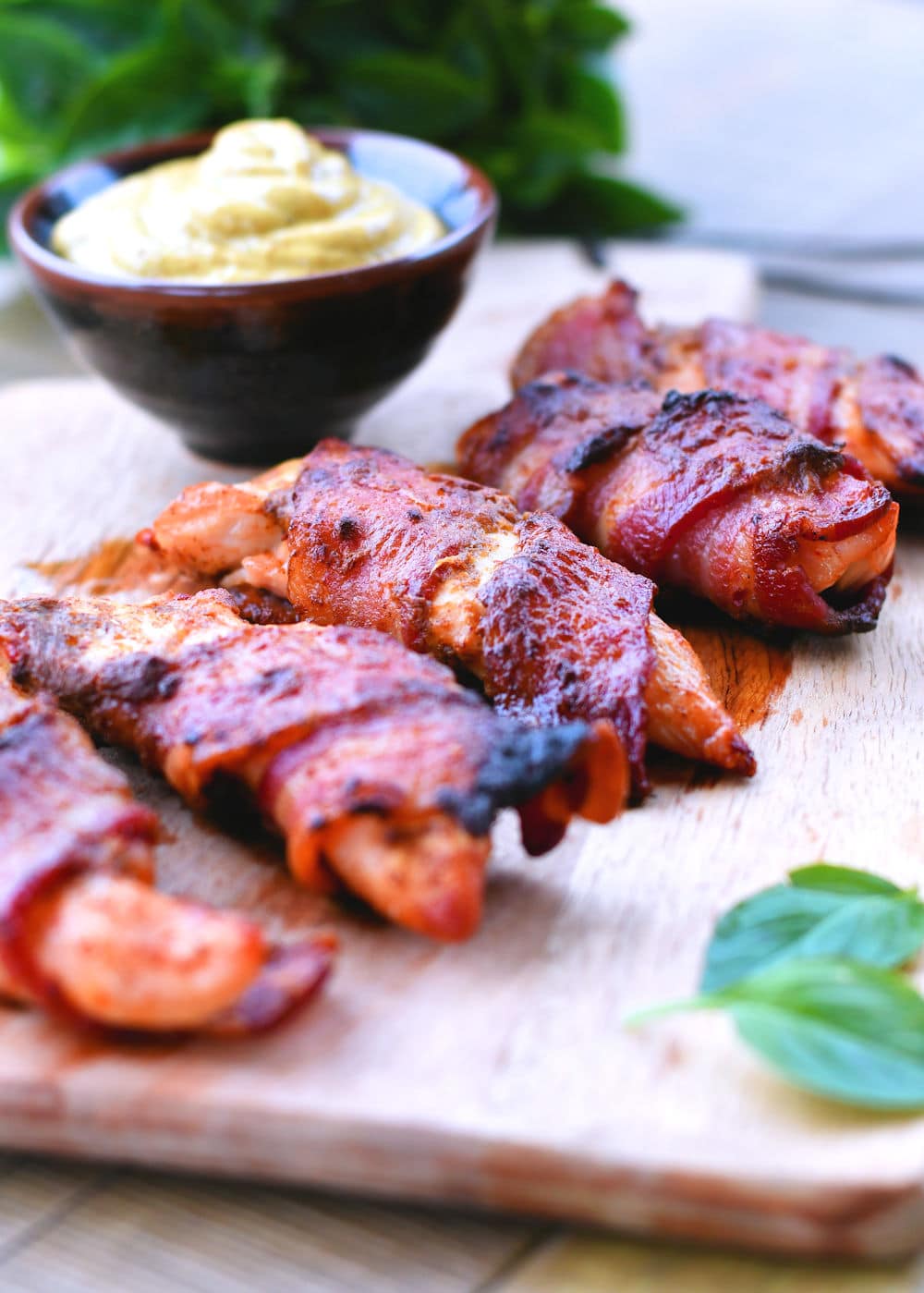 3 Ingredient Bacon Wrapped Chicken Strips Party Snacks by Christian Guzman