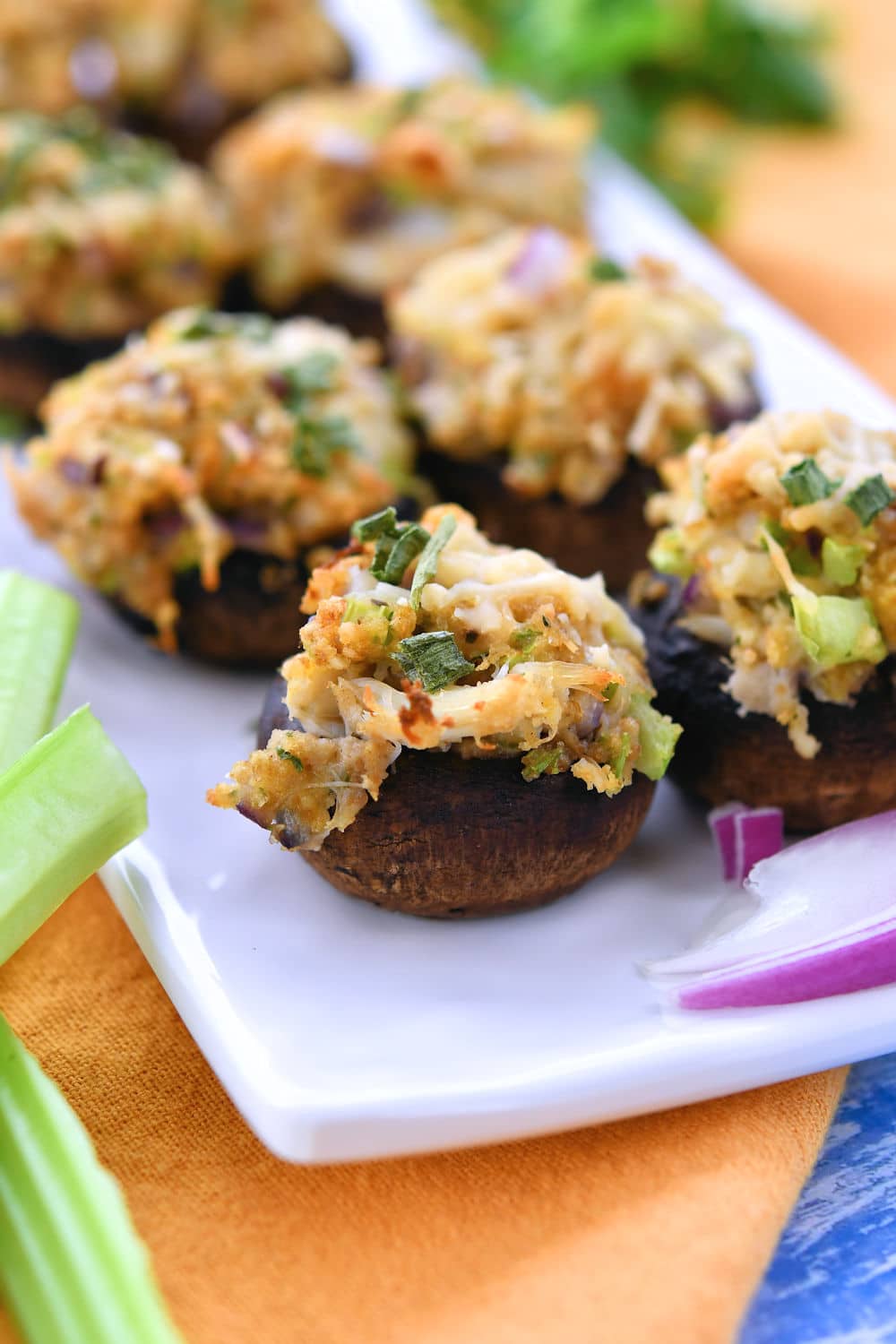 24Bite: Air Fryer Stuffed Mushrooms with Crab Recipe by Christian Guzman
