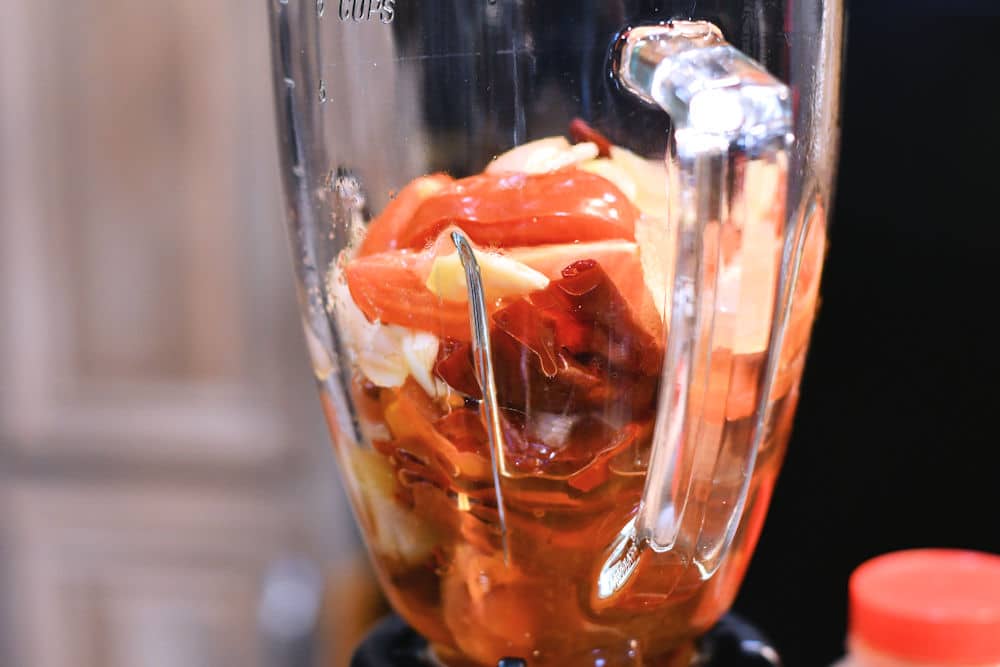 24Bite: Mixing Homemade Red Sauce in Electric Blender