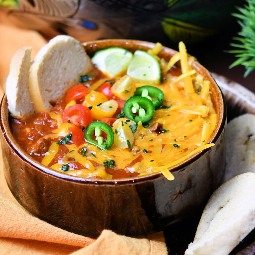Slow Cooker Steak Chili Recipe