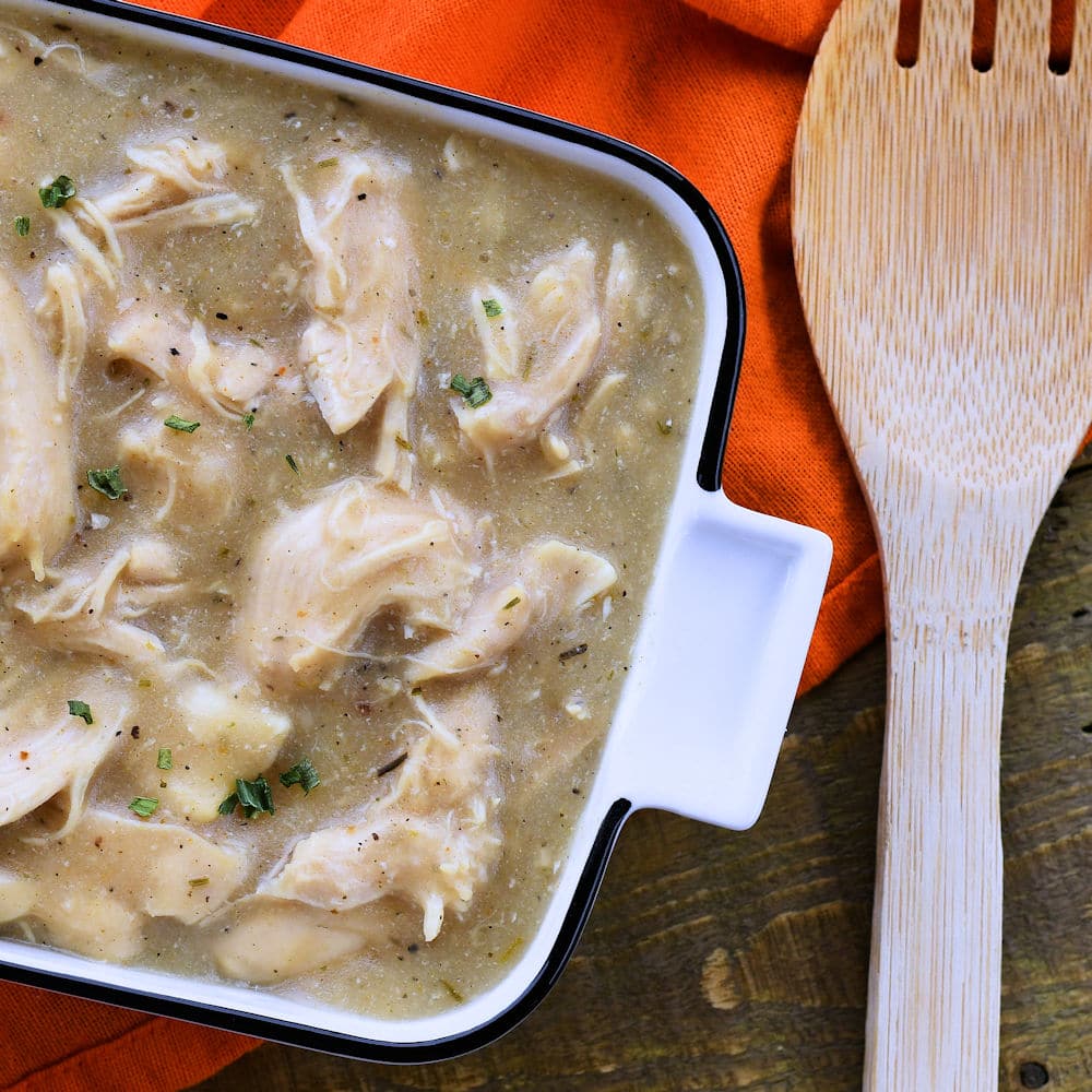 24Bite: Crockpot Chicken and Gravy Gluten Free Recipe by Christian Guzman