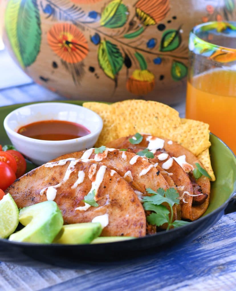 24Bite: Chicken Tinga Tacos Dorados Recipe by Christian Guzman