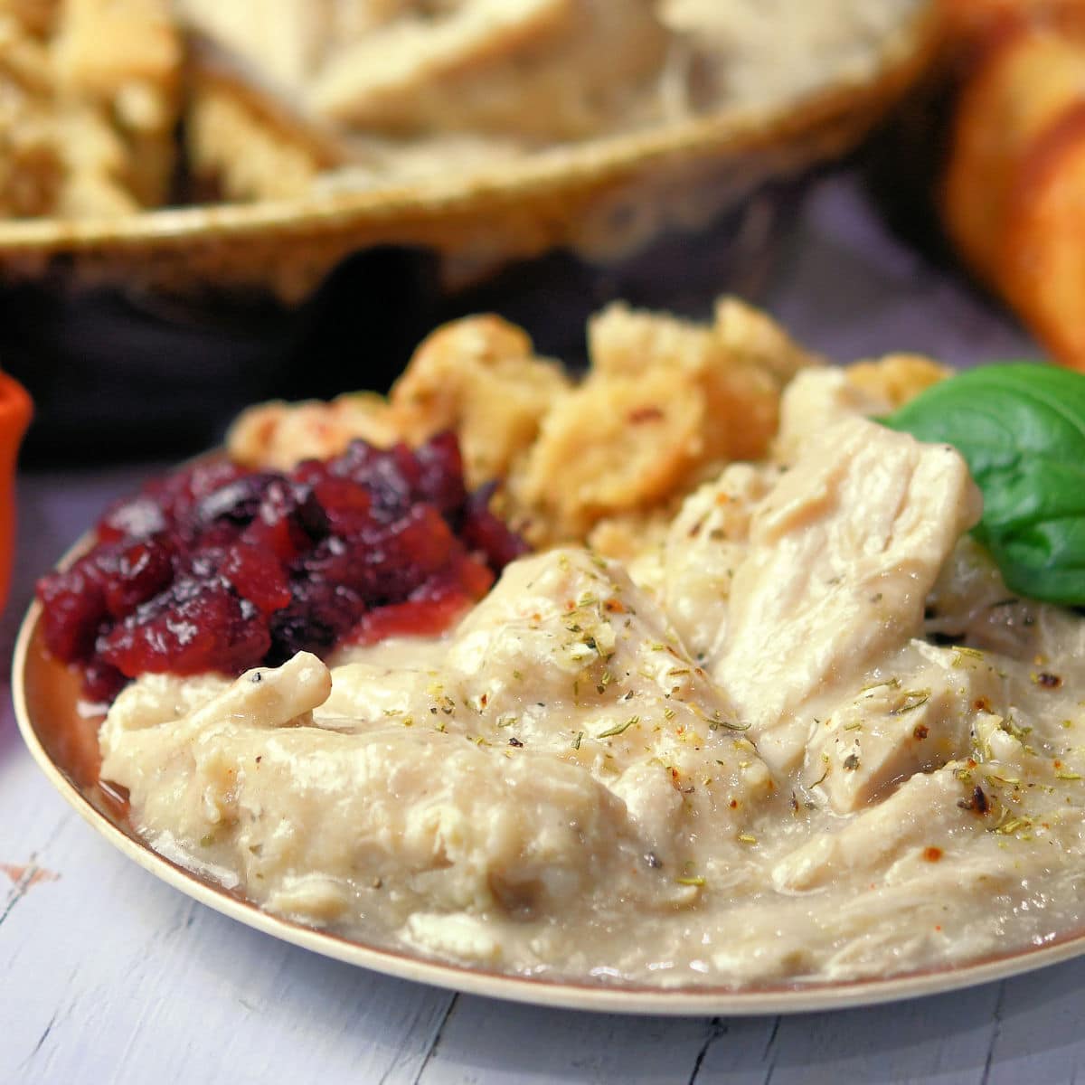 24Bite: Crockpot Chicken and Gravy Gluten Free Recipe by Christian Guzman
