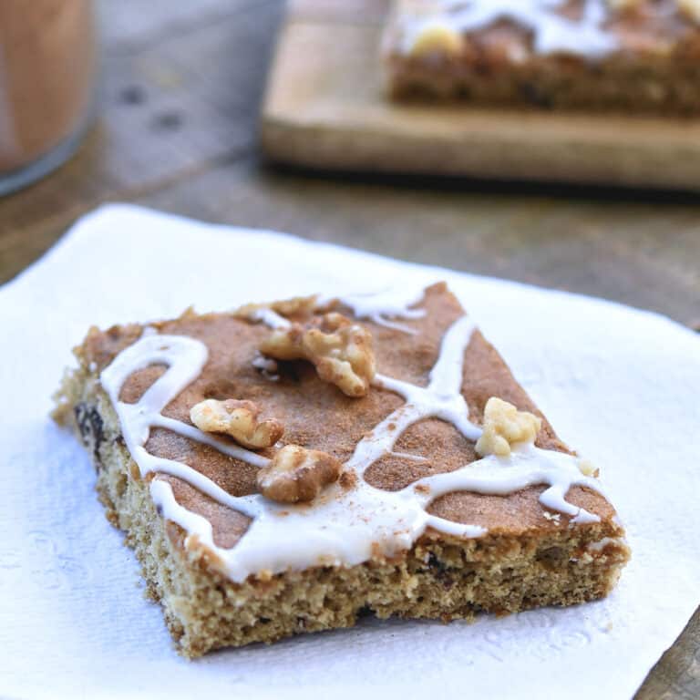 Spice Coffee Bars with Dates and Walnuts