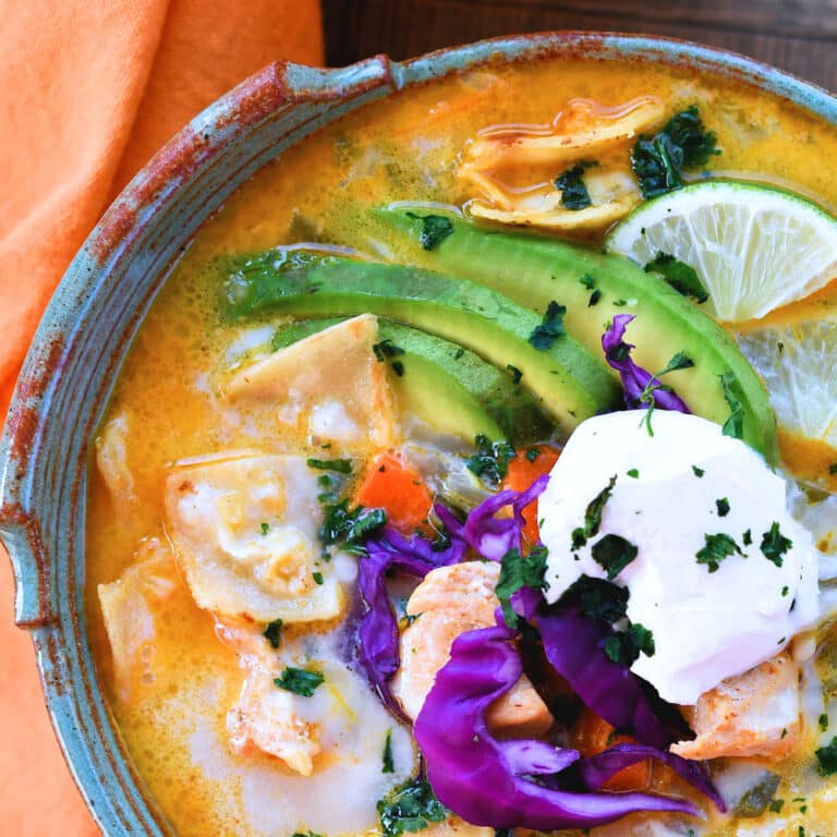 Creamy Chicken Tortilla Soup Instant Pot Recipe