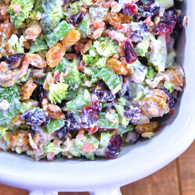 Broccoli Bacon Cranberry Salad