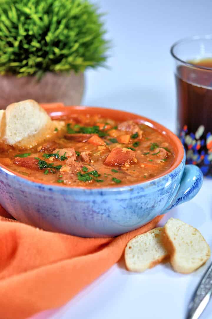 Kielbasa Sausage Soup with Lentils Instant Pot 24Bite® Recipes