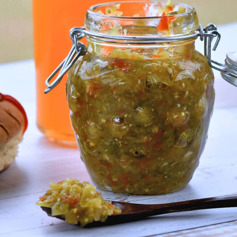 Green Tomatoes Recipe for Hot Dog Relish