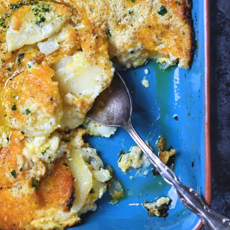 Cheesy Ranch Potatoes with Double Cheese
