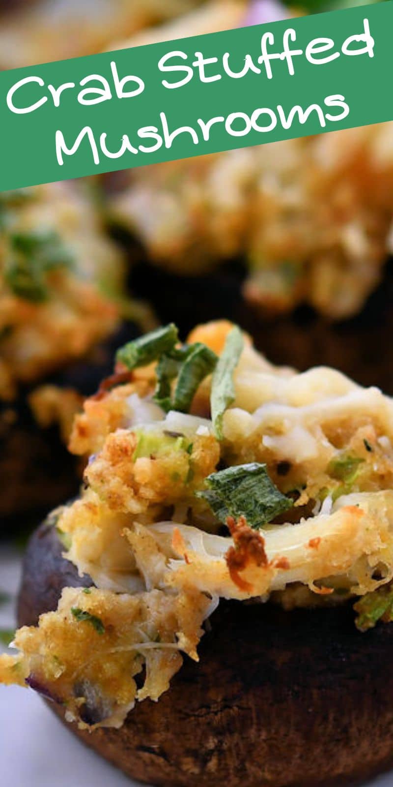 Crab Stuffed Mushrooms Air Fryer or Oven | 24Bite® Recipes