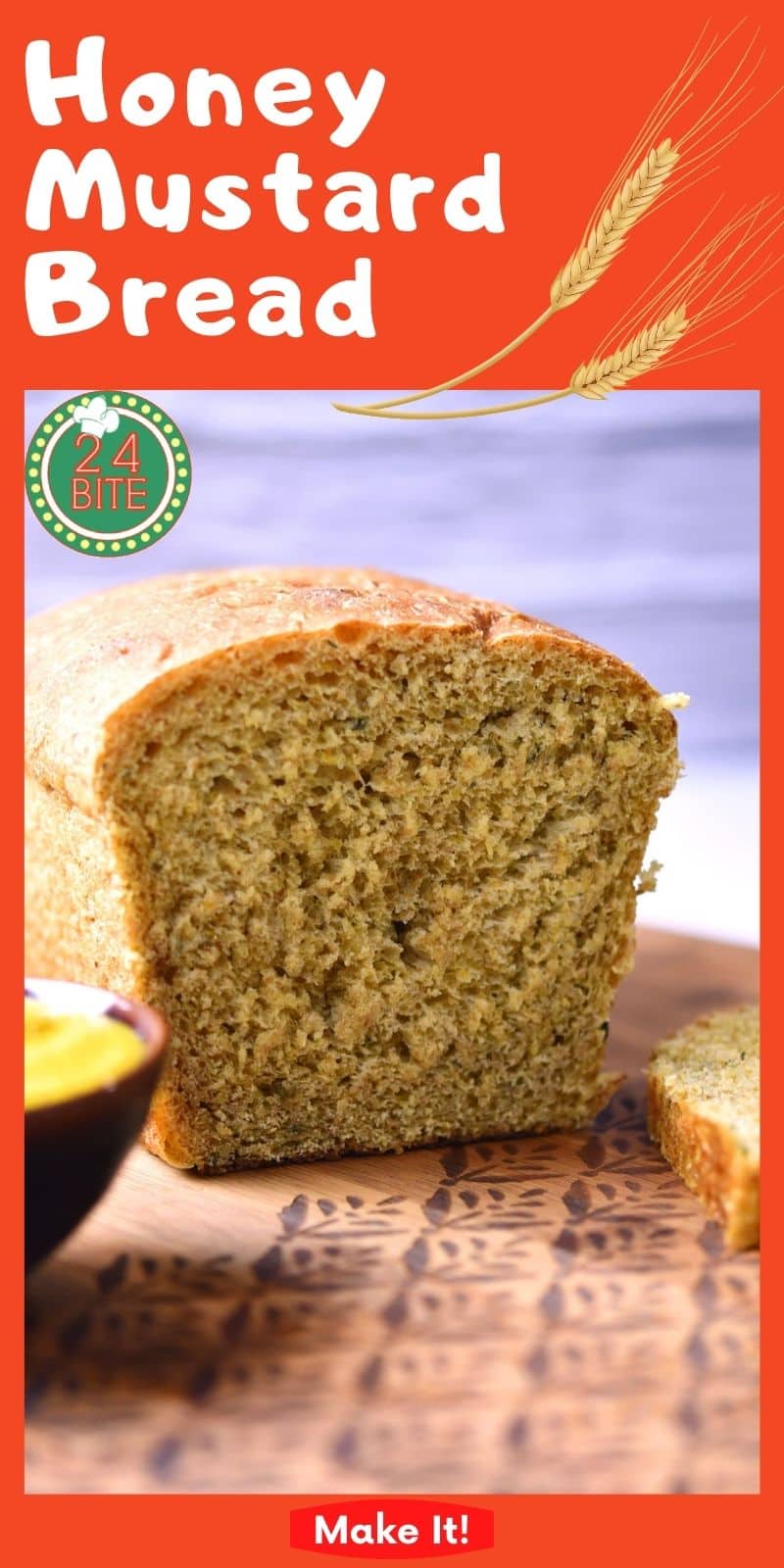 Savory Honey Mustard Bread Recipe 24Bite® Recipes
