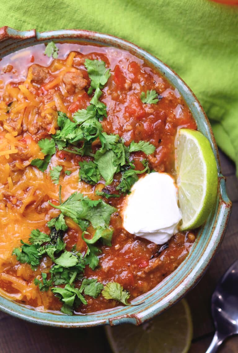 Italian Sausage Chili No Beans 24Bite® Recipes