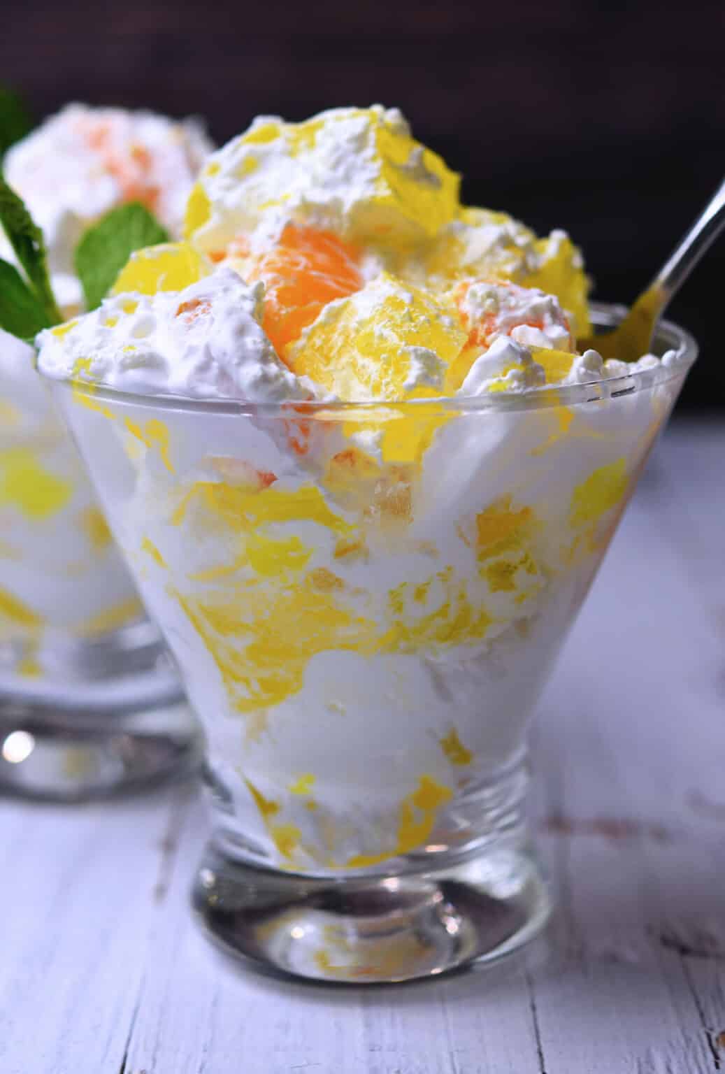 Jello Fluff Salad Lemon and Orange 24Bite® Recipes