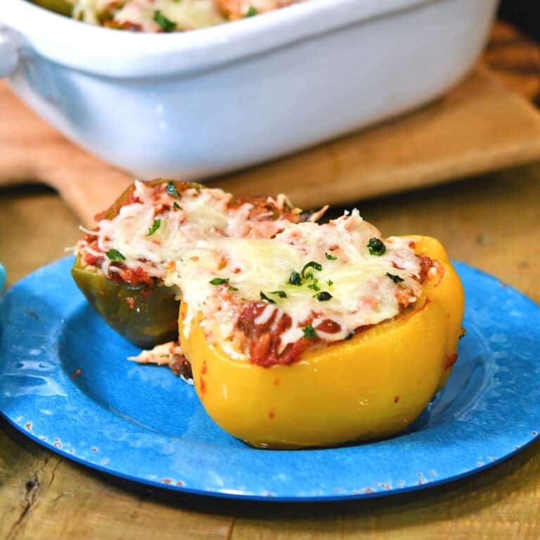 Dirty Rice Stuffed Bell Peppers