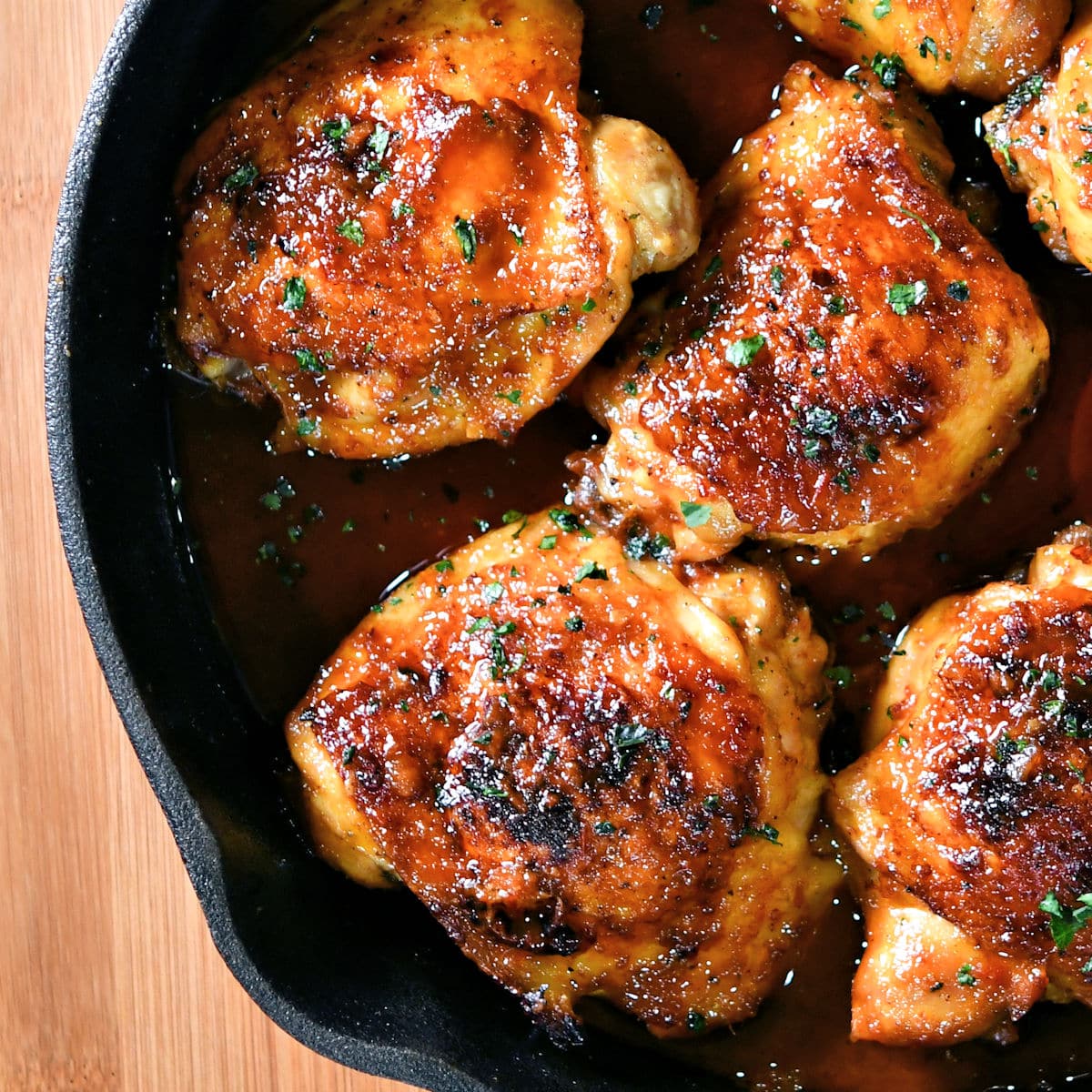 24Bite: Sweet and Spicy Chicken Thighs Recipe by Christian Guzman