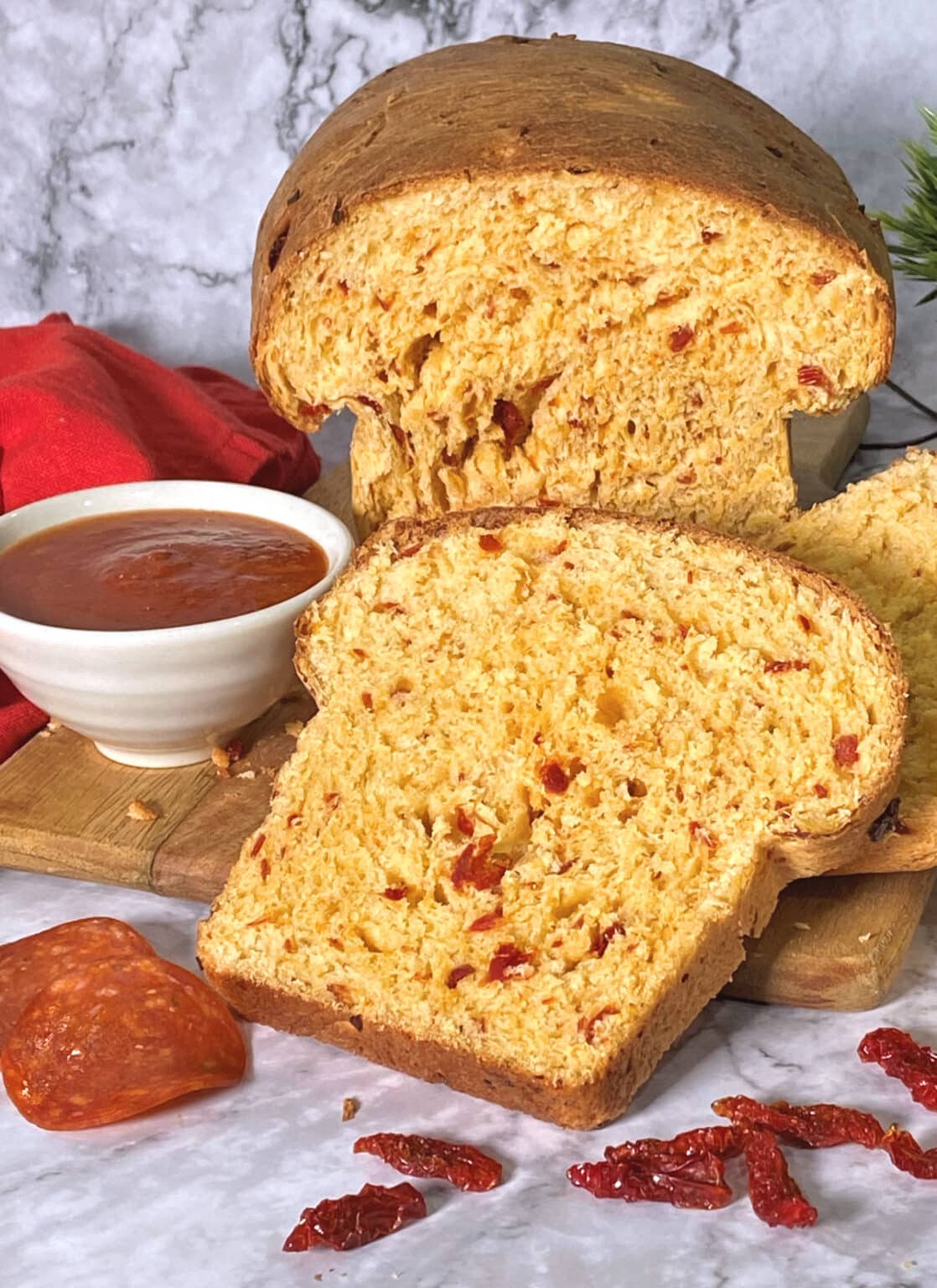 Pizza Bread Loaf with Pepperoni 24Bite® Recipes