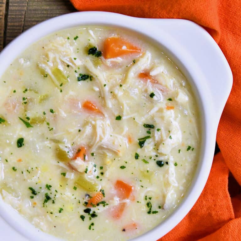 Instant Pot Creamy Chicken Soup | 24Bite® Recipes