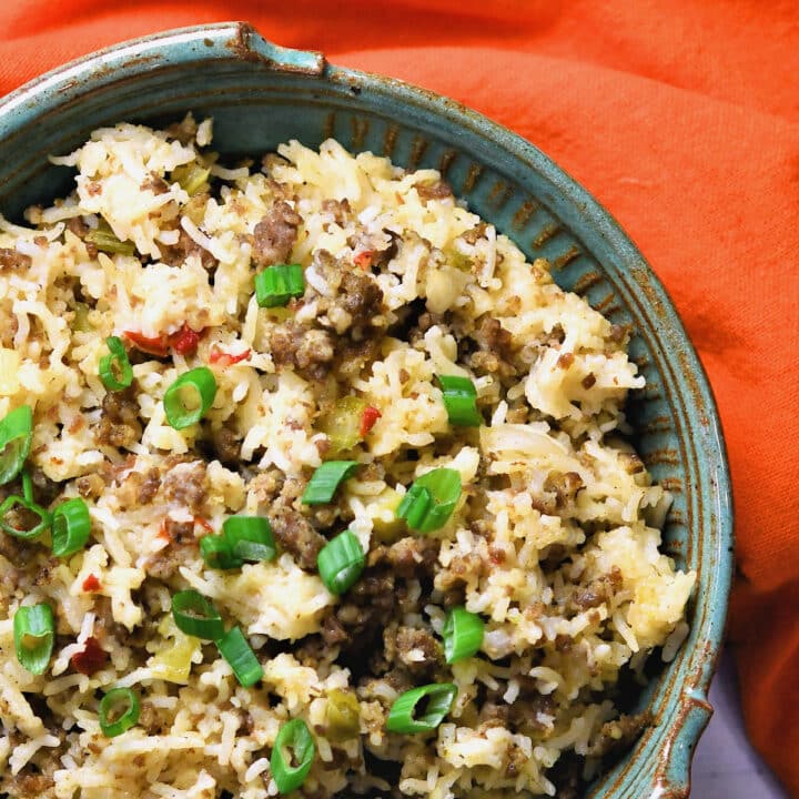 Instant Pot Dirty Rice with Pork Sausage 24Bite® Recipes