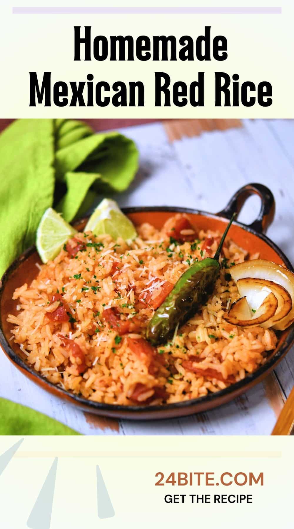 Hispanic Red Rice Mexican Red Rice Homemade | 24Biteยฎ Recipes