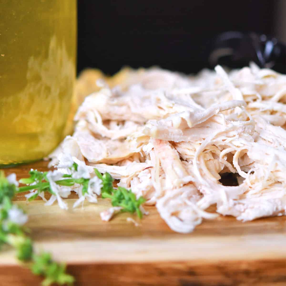 24Bite: Instant Pot Shredded Chicken from Frozen Recipe from Christian Guzman