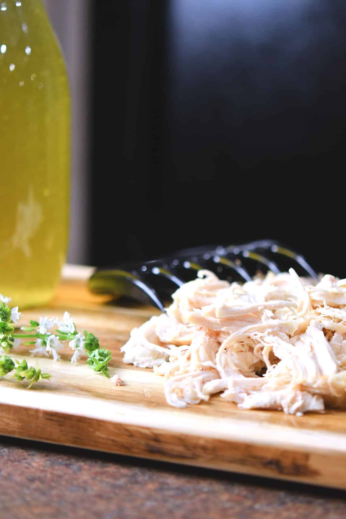 24Bite: Instant Pot Shredded Chicken from Frozen Recipe from Christian Guzman