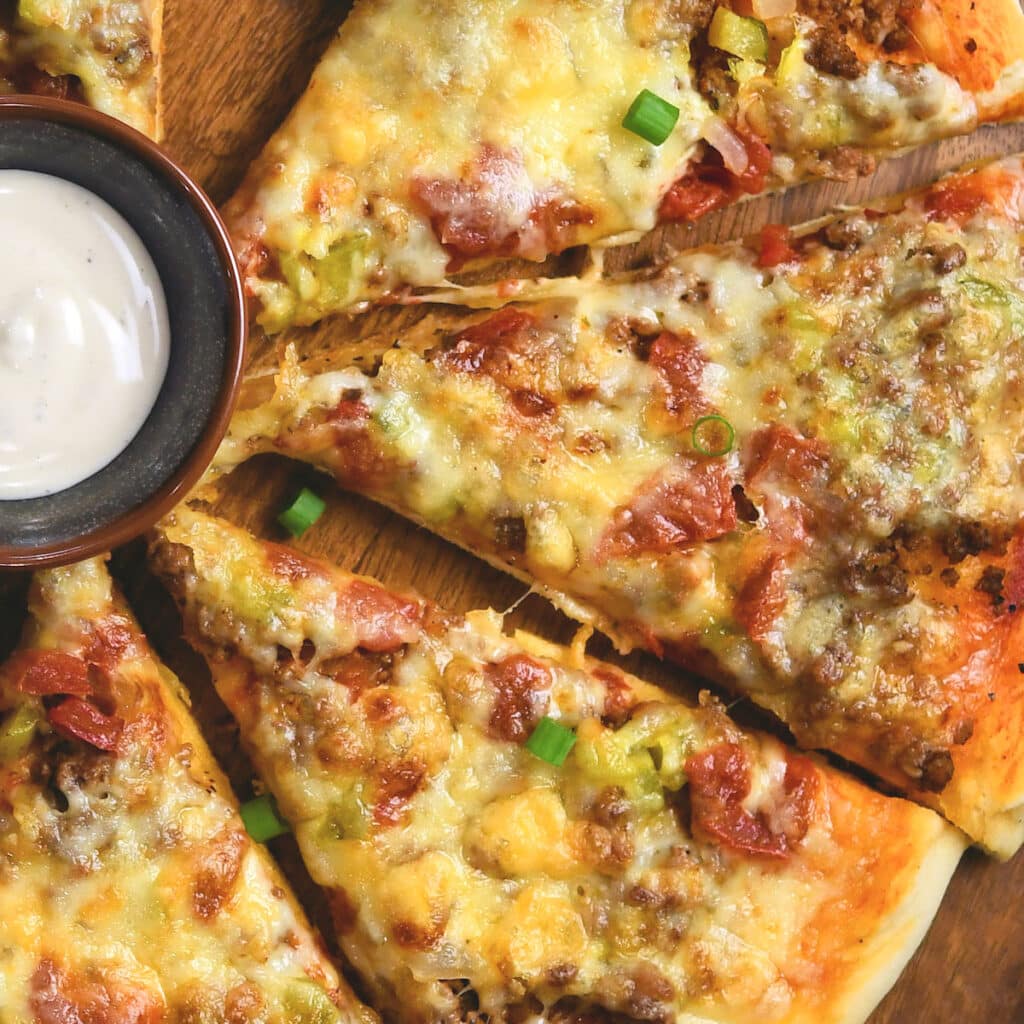 Cheeseburger Pizza Recipe