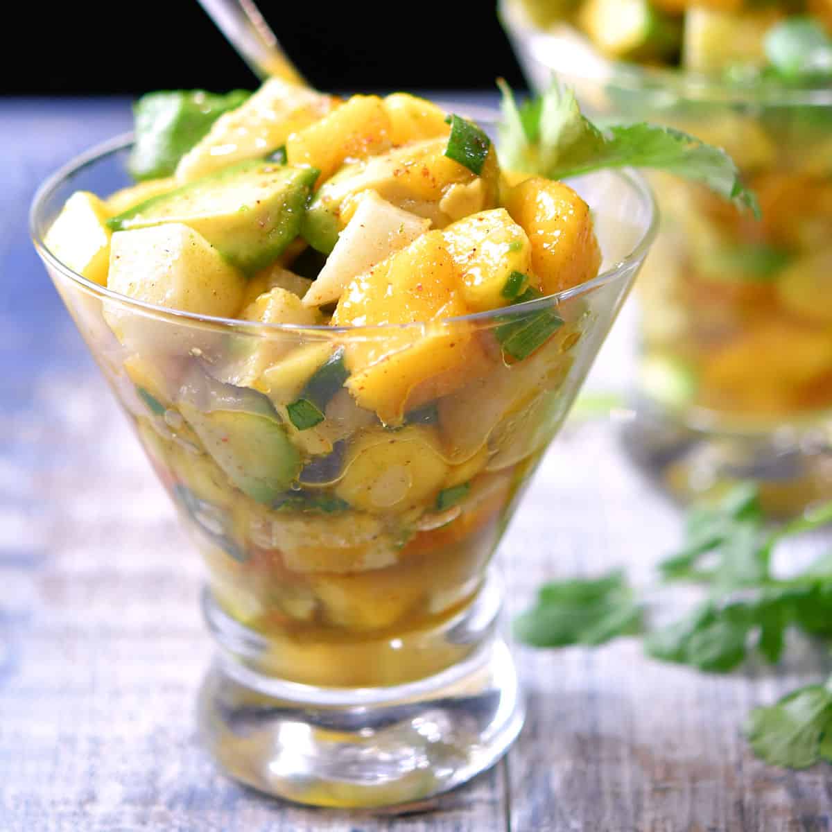 24Bite: Mango Avocado Salad Recipe by Christian Guzman