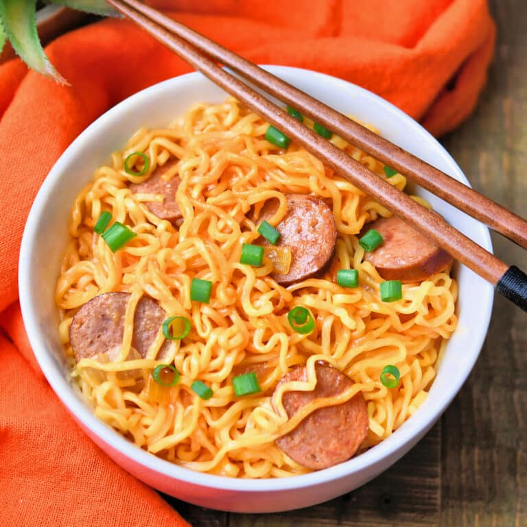 Sausage Ramen (Loaded Ramen Bowl)
