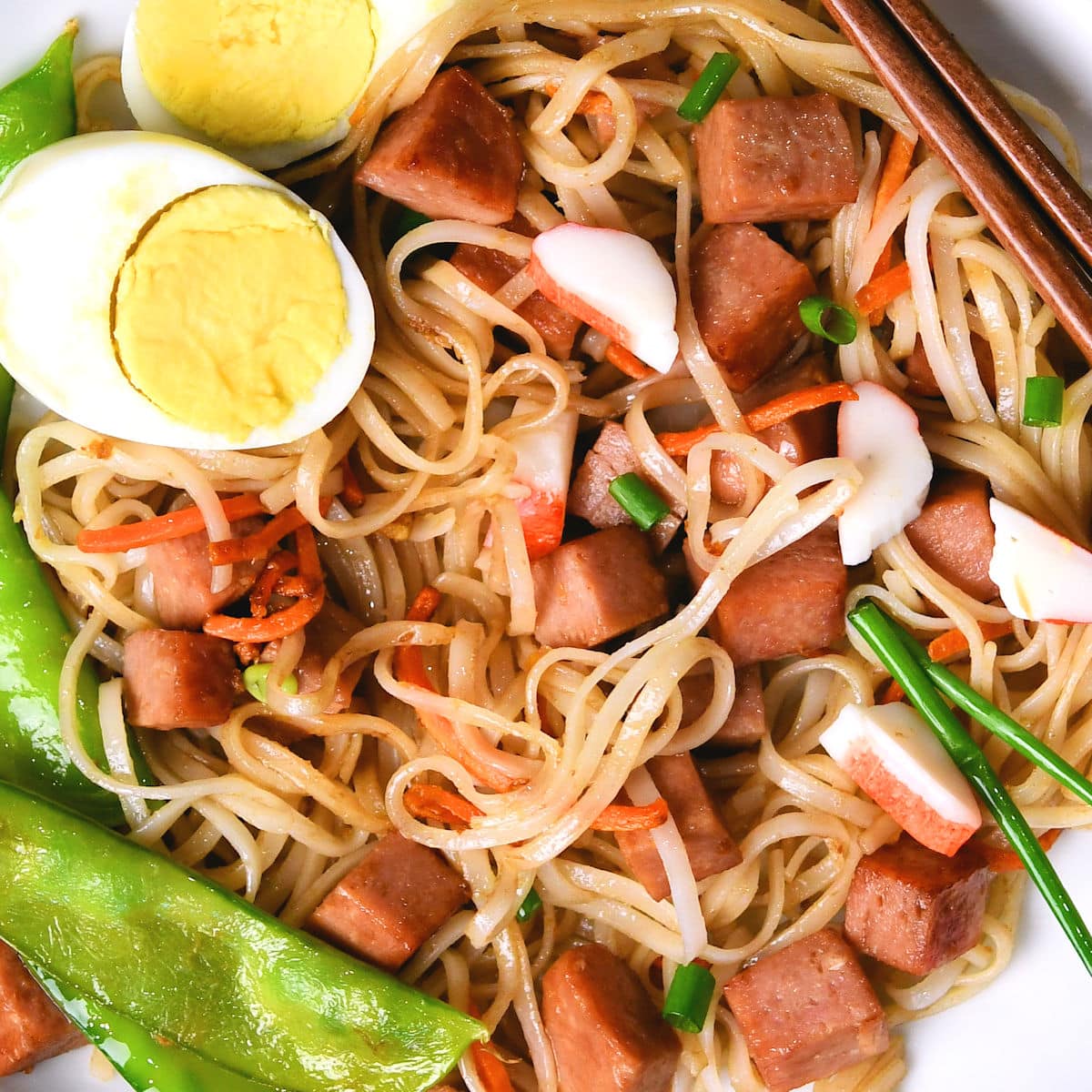 Easy Spam Ramen with Egg