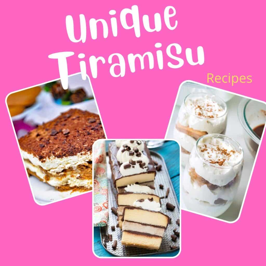 10+ Unique Tiramisu Recipes