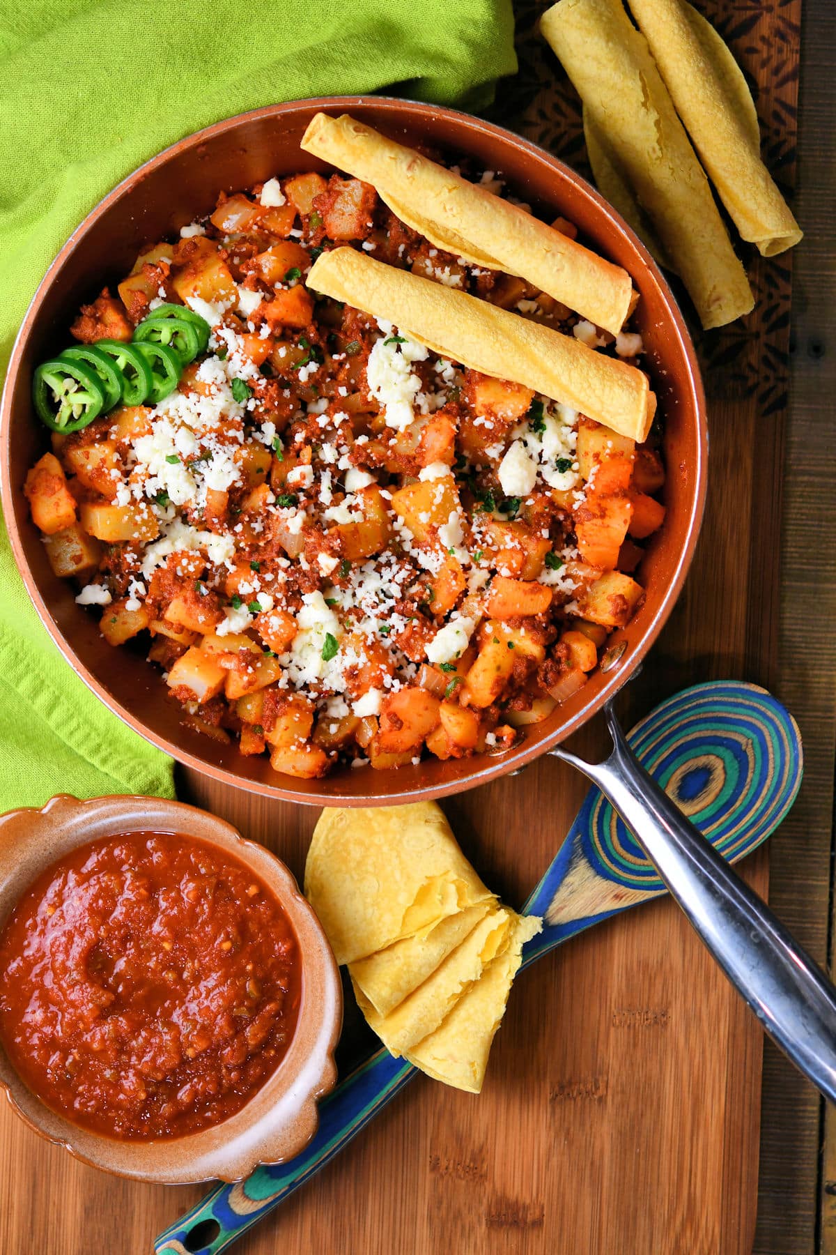 24Bite: Chorizo and Potatoes Mexican Breakfast recipe by Christian Guzman