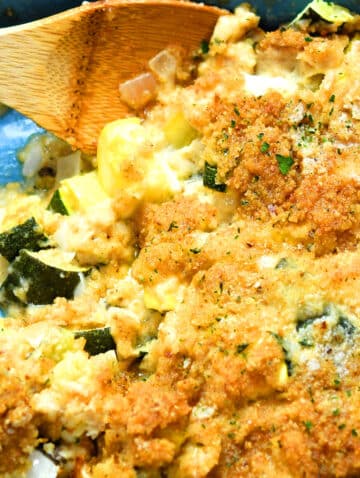 Cheesy Zucchini Squash Casserole | 24Bite® Recipes