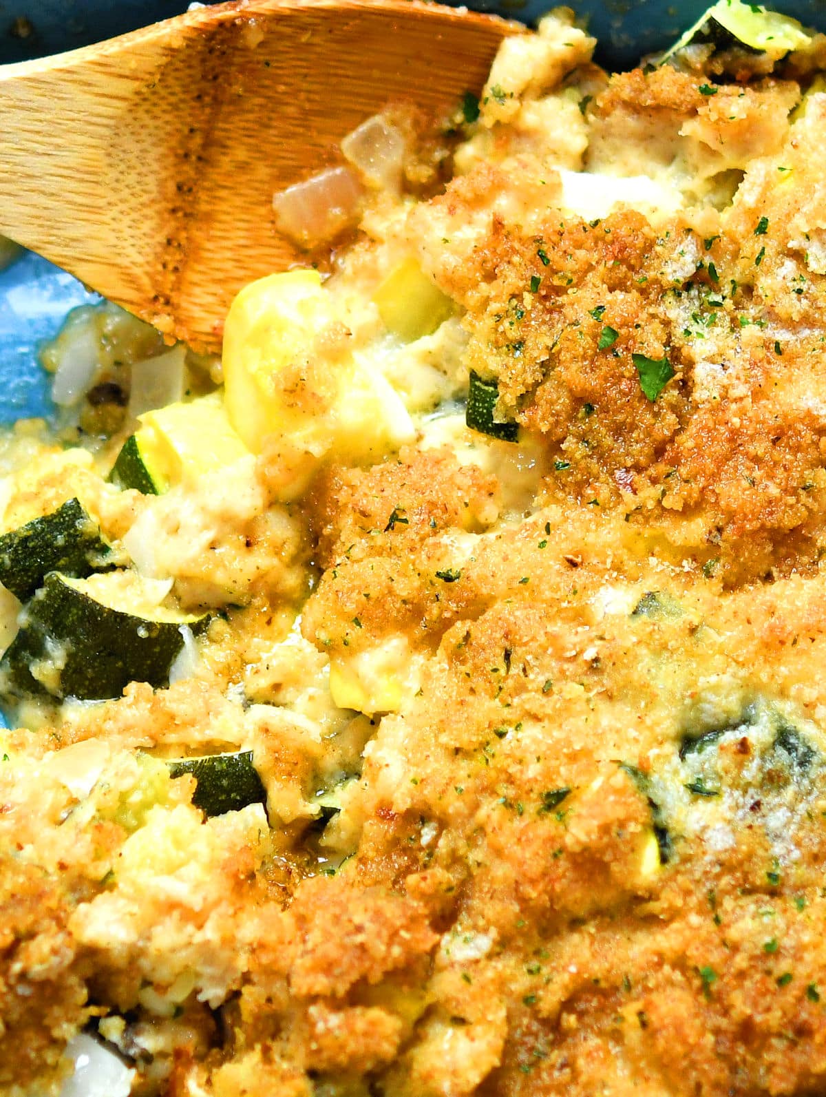 24Bite: Cheesy Zucchini Squash Casserole Recipe by Christian Guzman