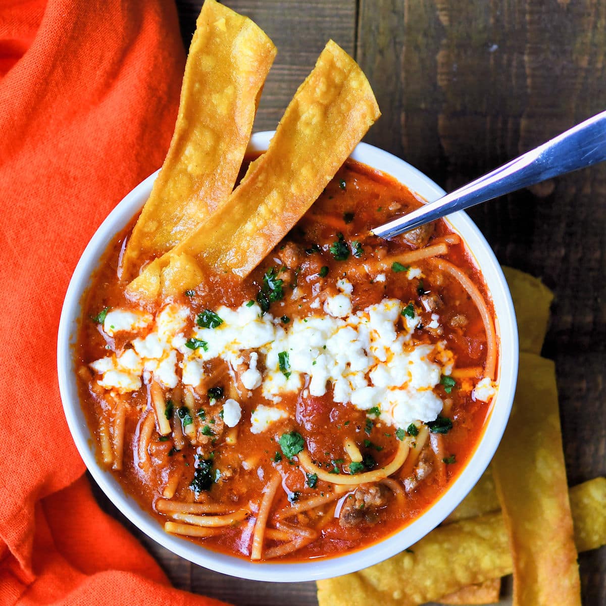 24Bite: Sopa De Fideo Con Carne Mexican Noodles Recipe by Christian Guzman