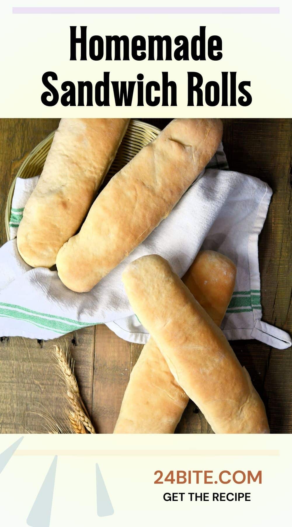Homemade Sandwich Rolls Recipe | 24Bite® Recipes