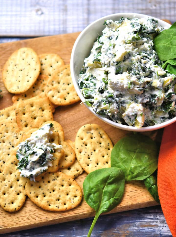 Cold Spinach Artichoke Dip Recipe | 24Bite® Recipes