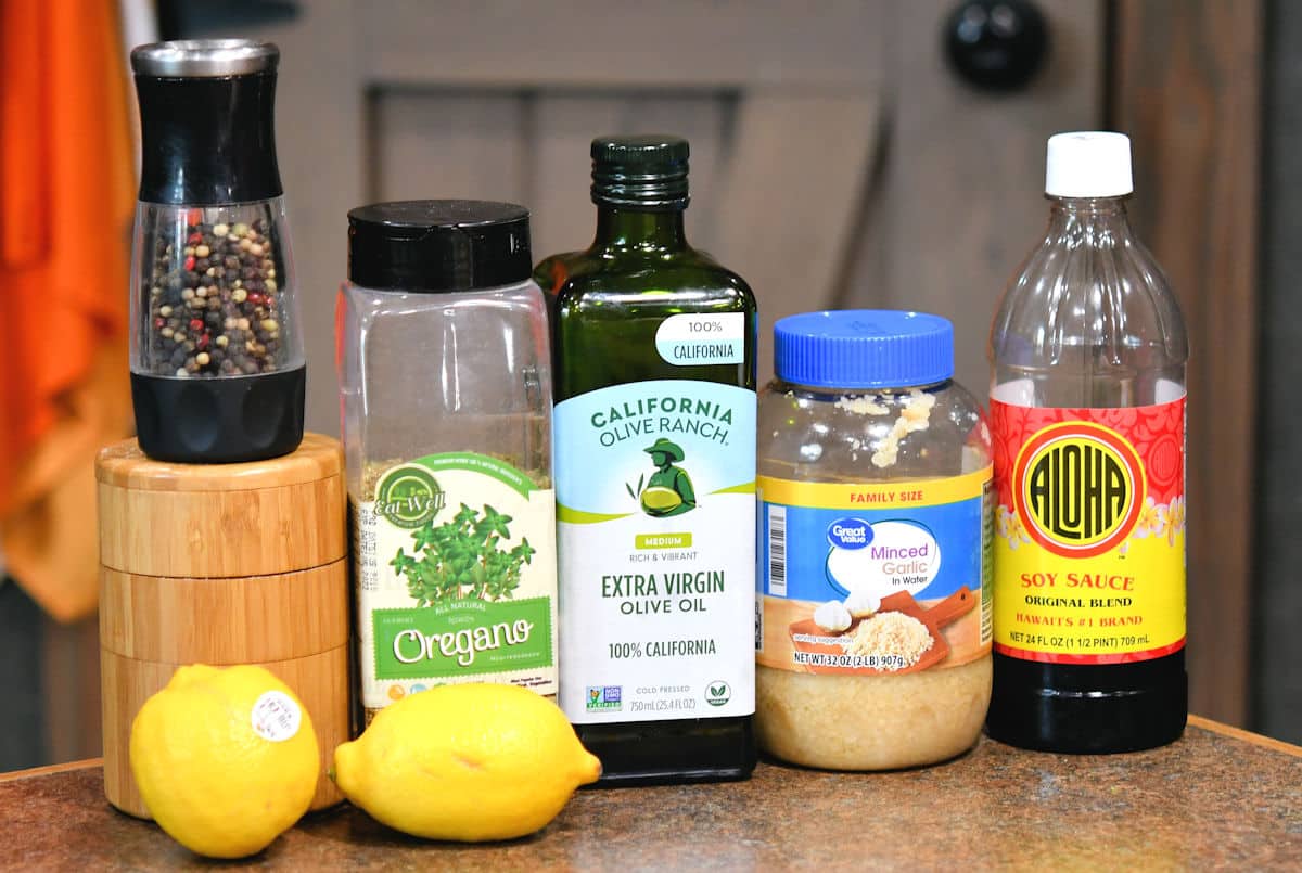 ingredients for lemony marinade for chicken