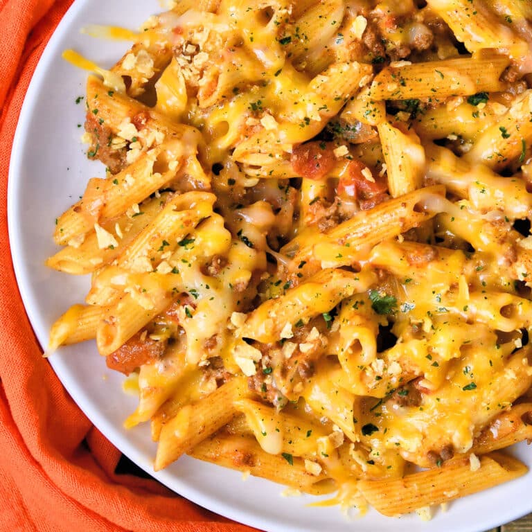 Cheesy Taco Pasta Recipe | 24Bite® Recipes