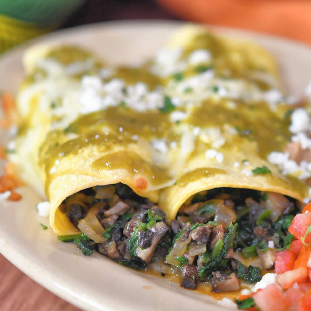 Easy Vegetable Enchiladas
