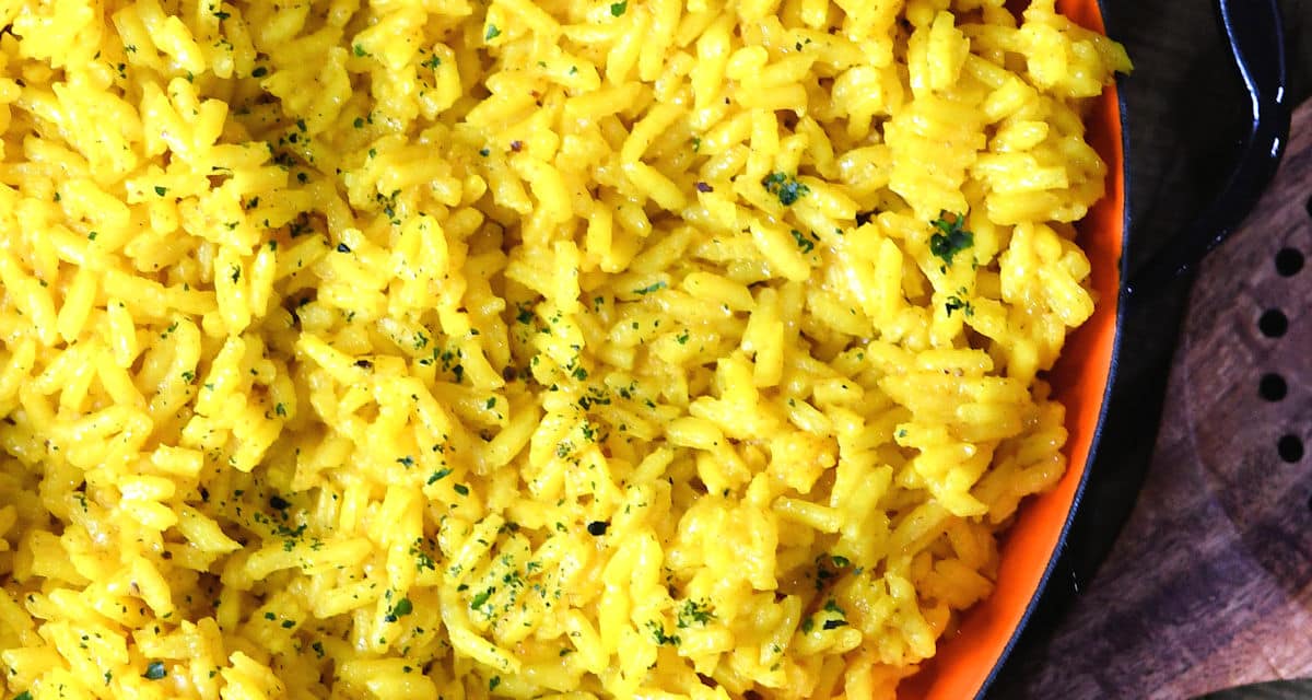 24Bite: Yellow Rice Mexican Arroz Amarillo recipe by Christian Guzman