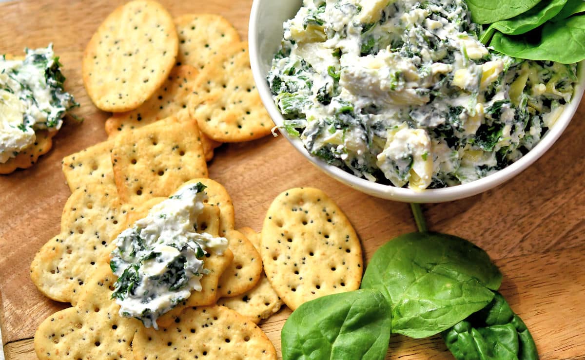 24Bite: Cold Spinach Artichoke Dip Recipe by Christian Guzman