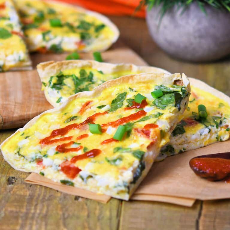 Tortilla Quiche Bake With Cottage Cheese TikTok